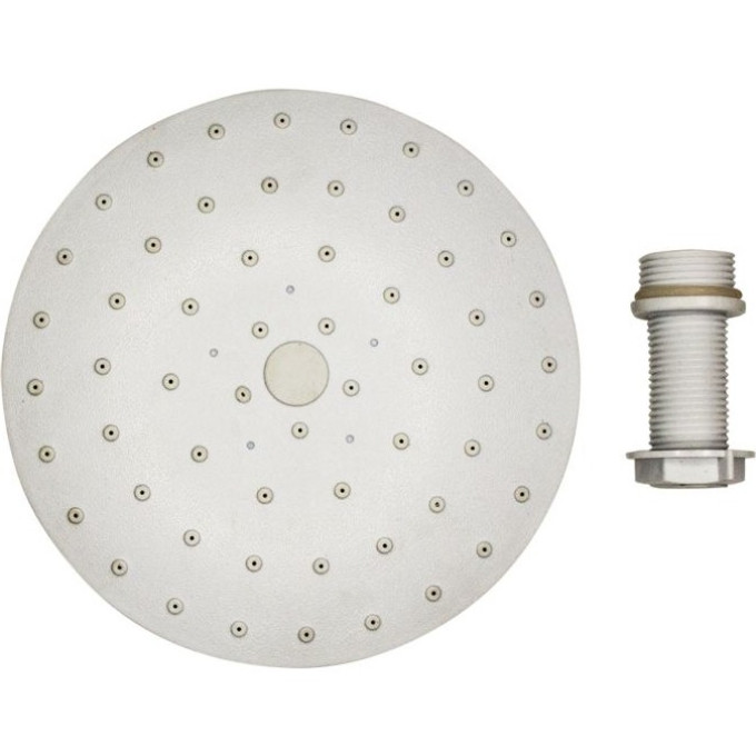 Душ верхний ERLIT круглый 150мм без подсветки белый пластик 0911015004